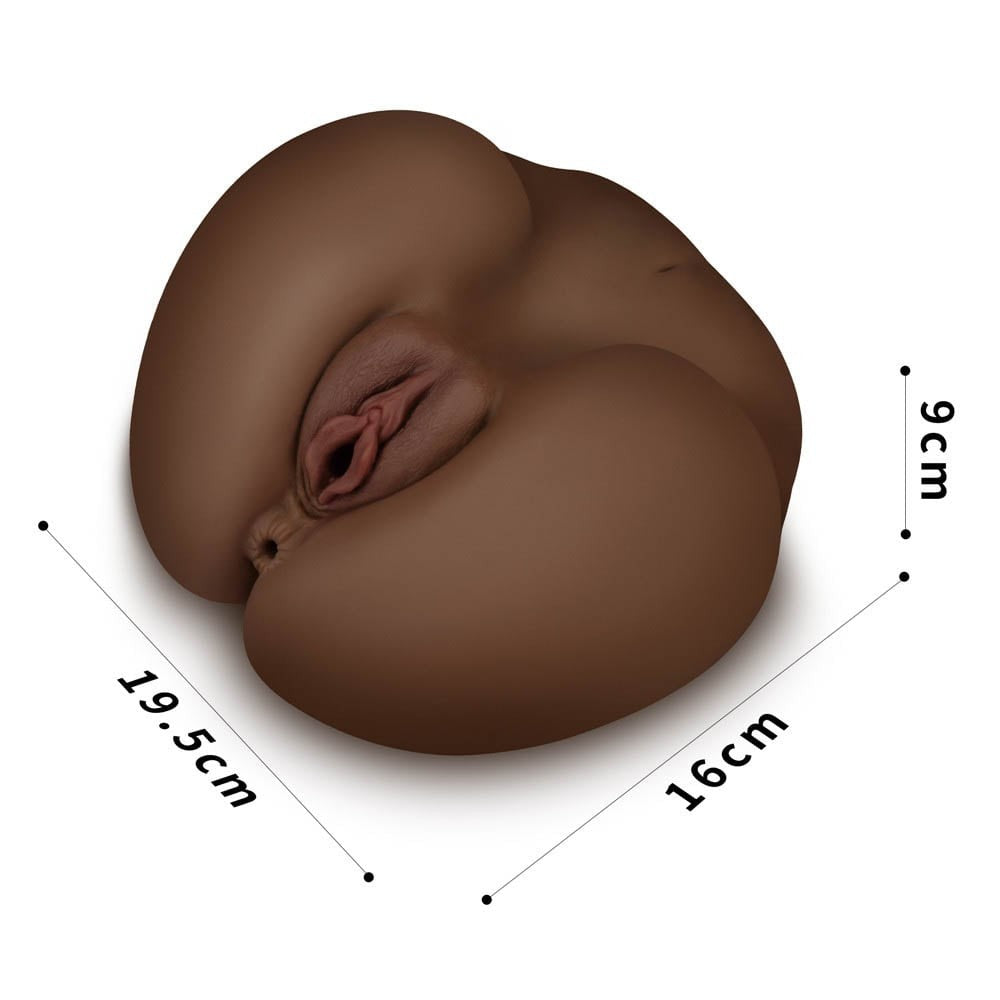 Streetgirl's 3 - Masturbator realistic cu vagin și anus, negru