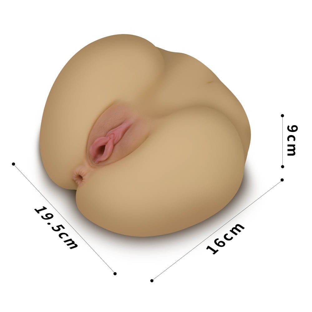 Streetgirl's 3 - Masturbator Realistic cu Vagin si Anus, 19,5x16 cm