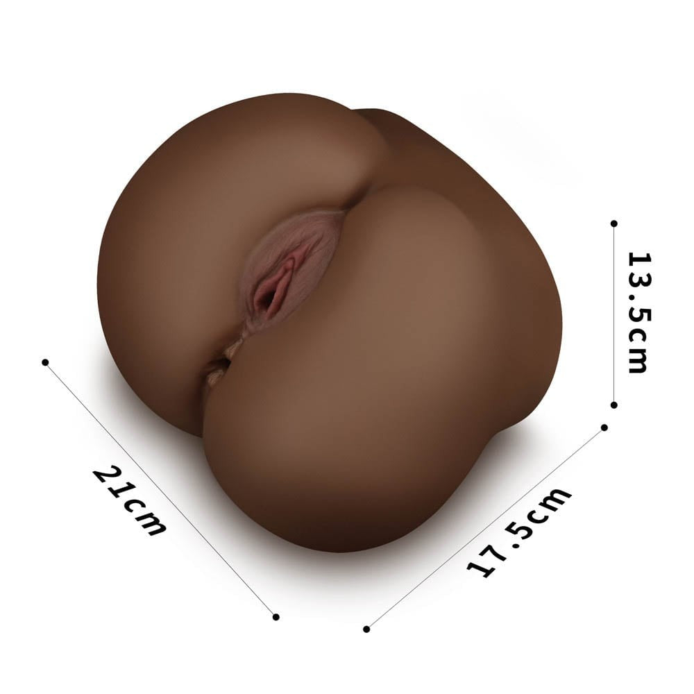 Streetgirl's 4 - Masturbator realistic cu vagin și anus, maro