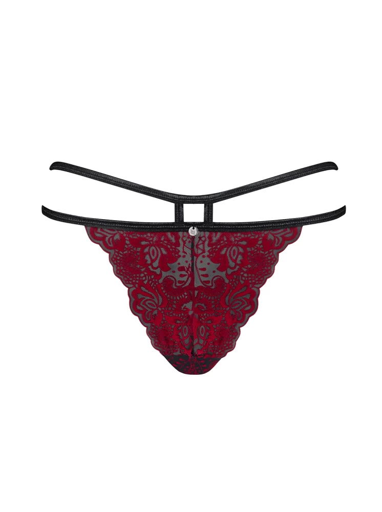 Sugestina - Chiloței sexy, roșu, L/XL - detaliu 2