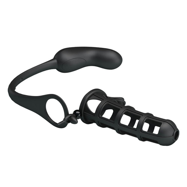 Teaca Penisului lui Hercule - Manson Penis cu Stimulator Anal, 35,2 cm - detaliu 4