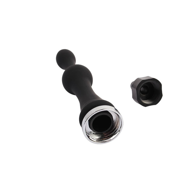 Teasing Enema Play Attachment - Cap de Dus pentru Curatare Anala, 15 cm - detaliu 1