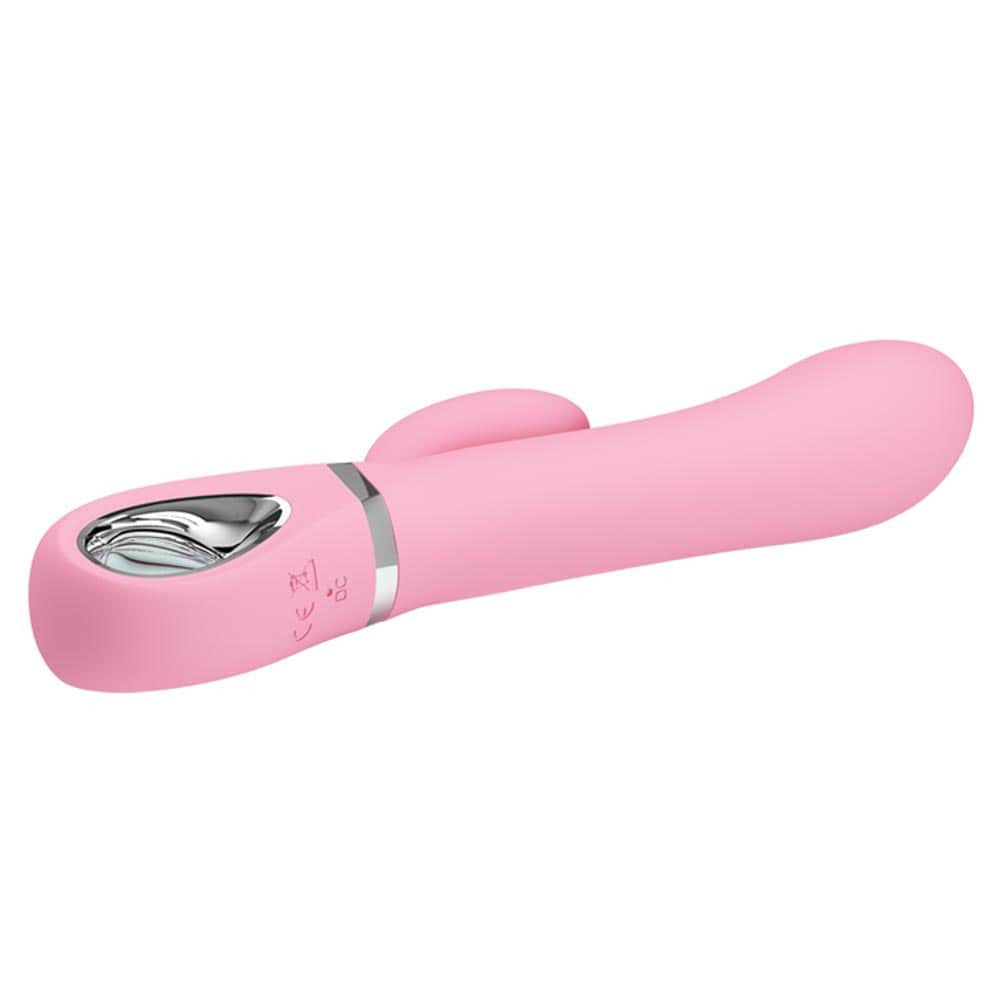 Ternence - Vibrator iepuraș, roz, 19.6 cm - detaliu 1