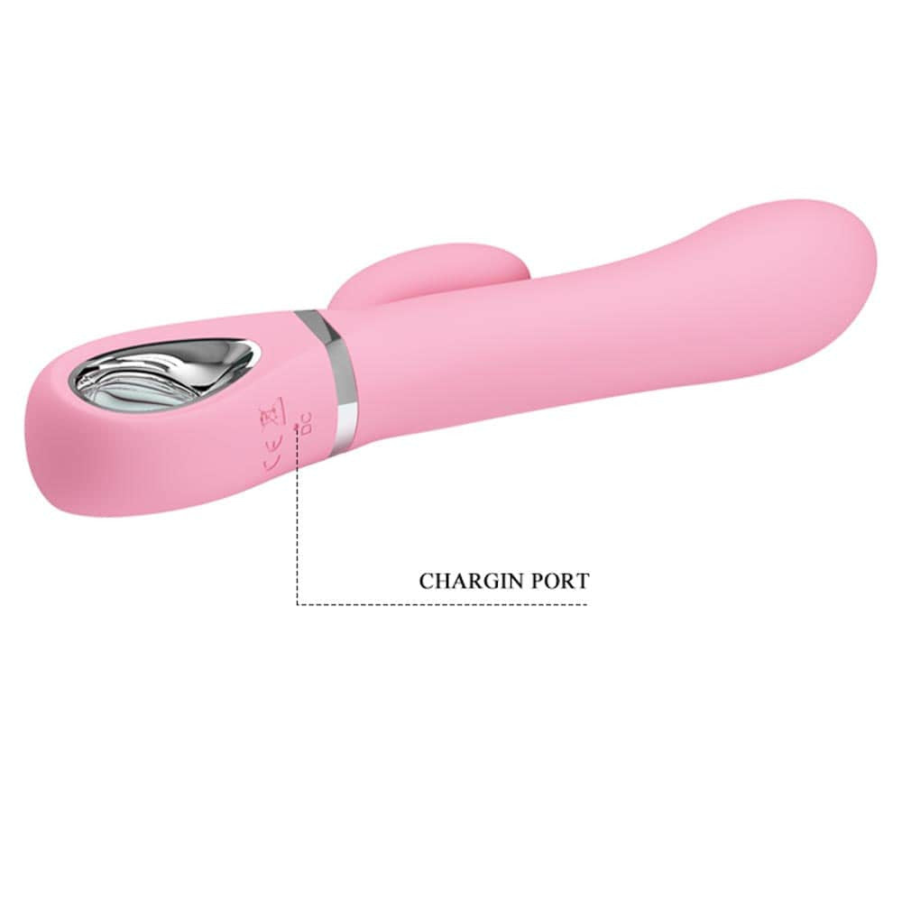 Ternence - Vibrator iepuraș, roz, 19.6 cm - detaliu 7