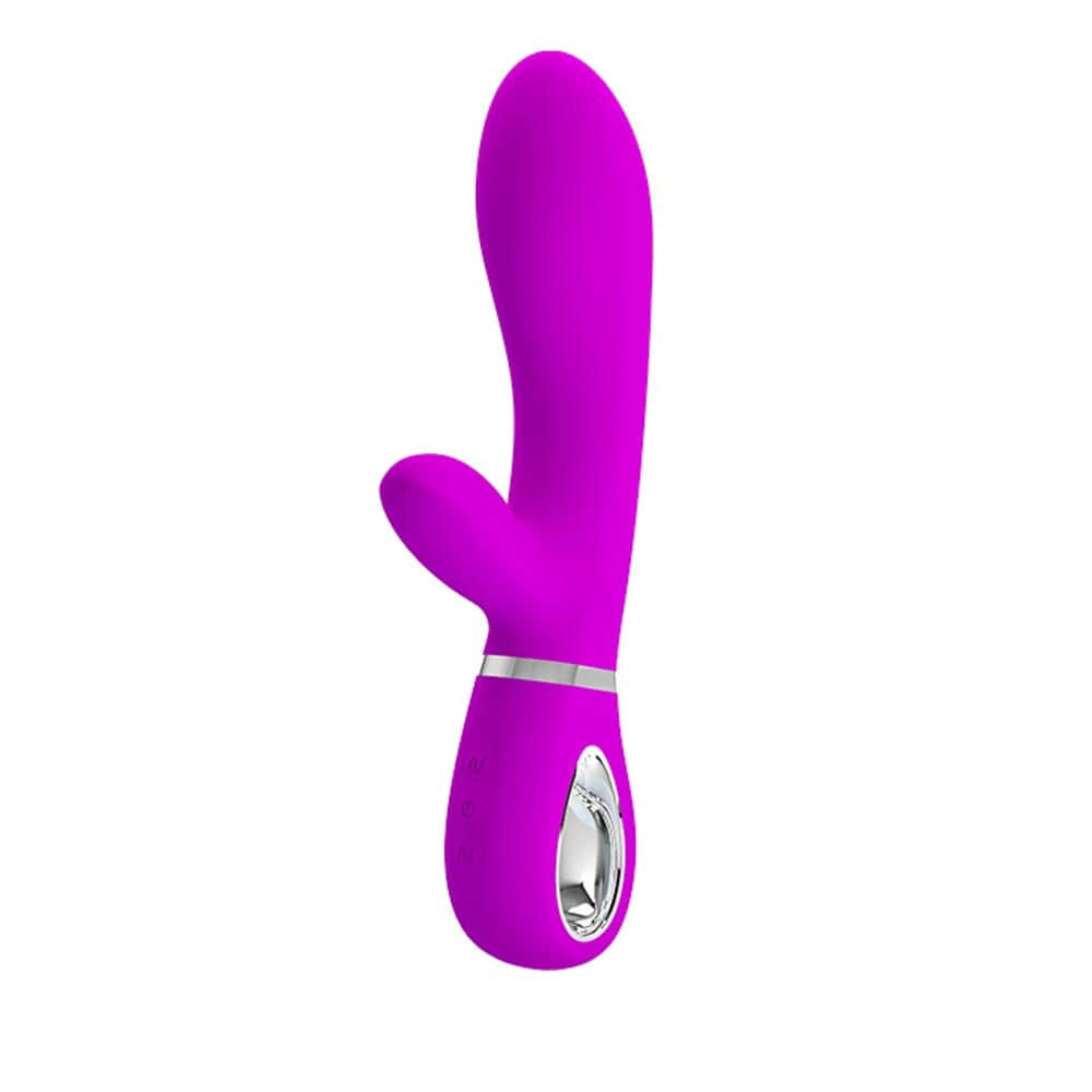 Thomas - Vibrator iepuraș, mov, 20.5 cm - detaliu 4