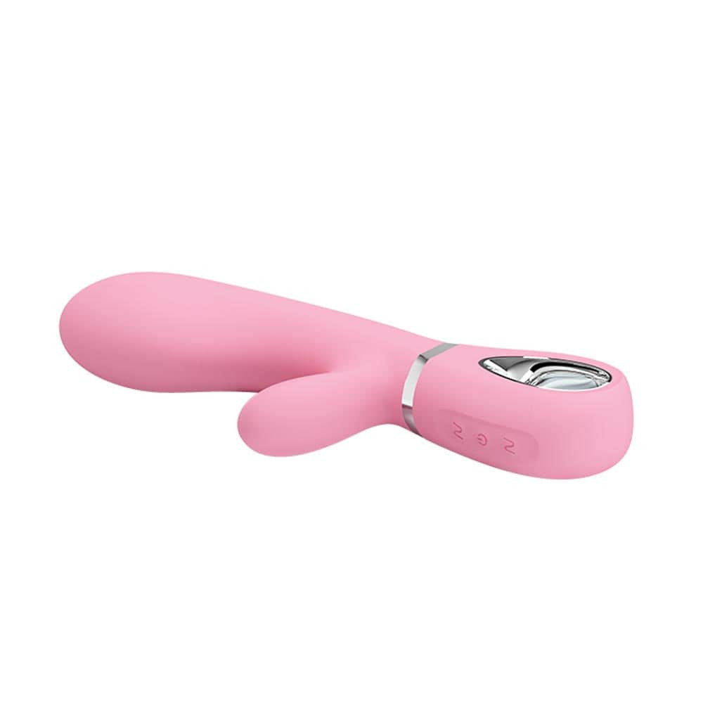 Thomas - Vibrator iepuraș, roz, 20.5 cm - detaliu 1