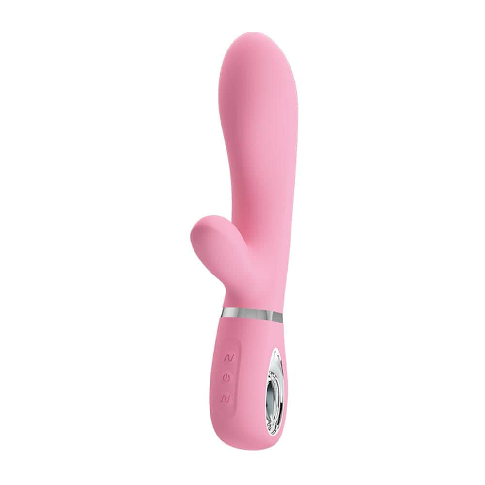 Thomas - Vibrator iepuraș, roz, 20.5 cm - detaliu 5