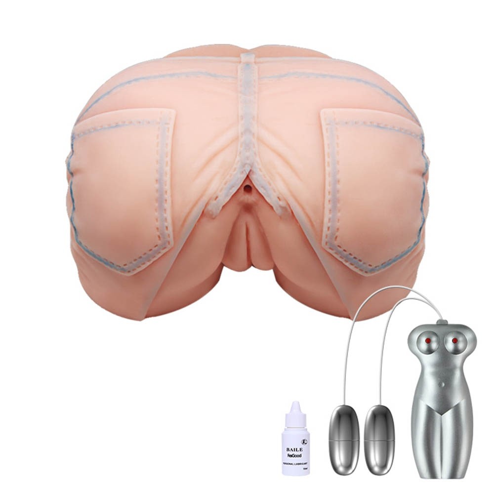 Tipa-n Blugi - Masturbator Realistic cu Vagin și Anus, 17 cm - detaliu 3