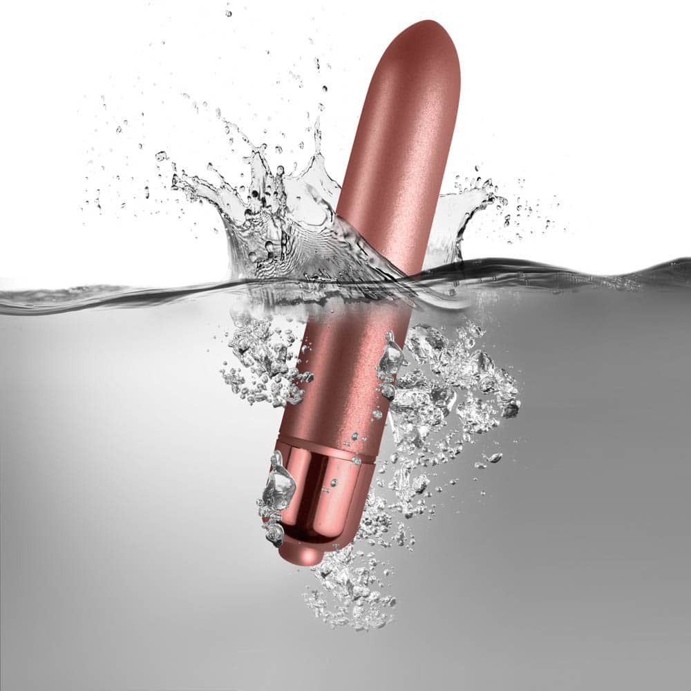 Touch of Velvet - Vibrator ruj, cupru, 10.3 cm - detaliu 1