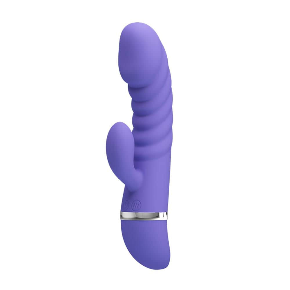 Tracy - Vibrator iepuraș, albastru, 18.8 cm - detaliu 1