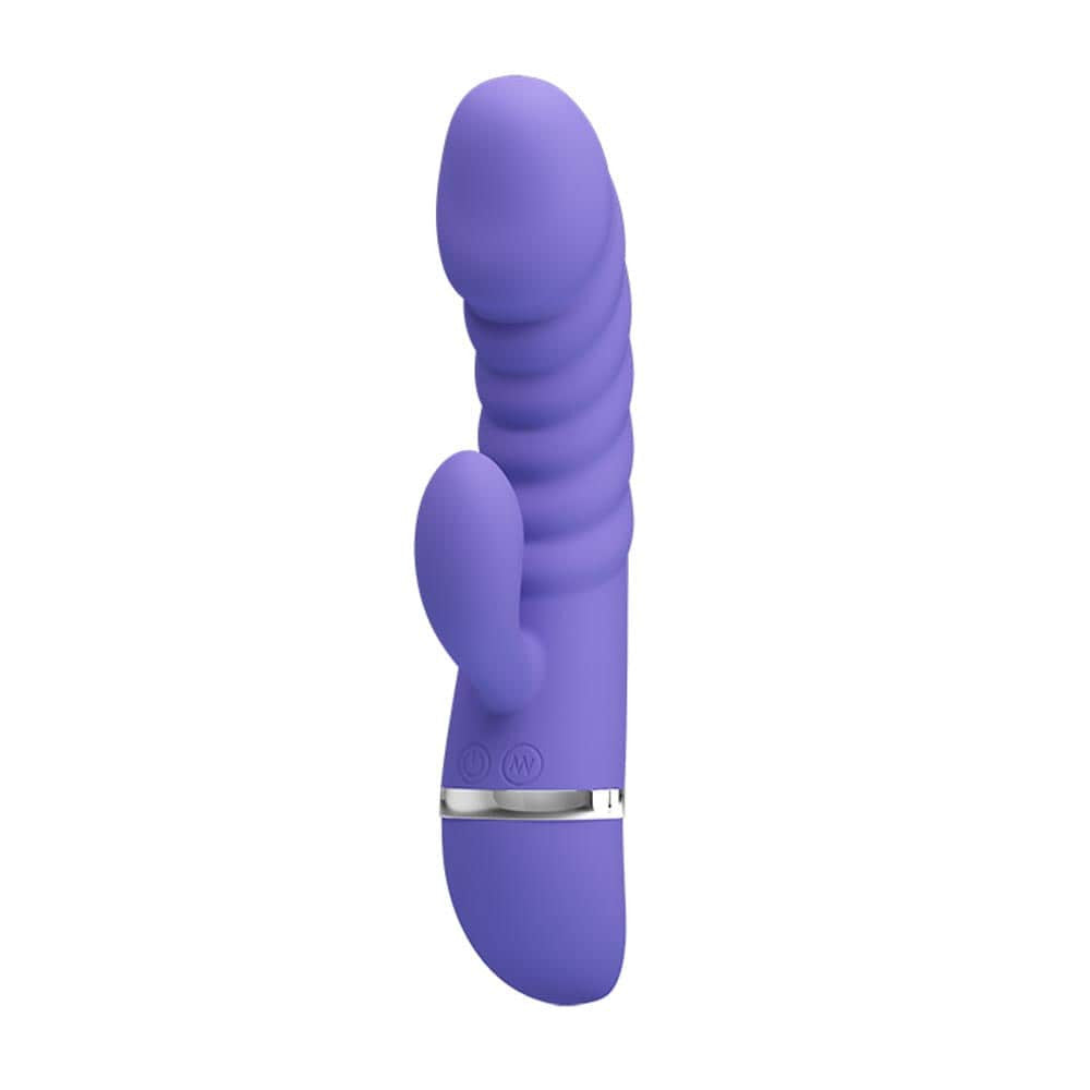 Tracy - Vibrator iepuraș, albastru, 18.8 cm - detaliu 2
