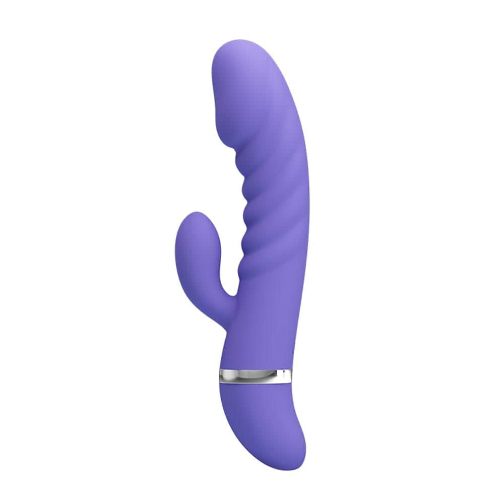 Tracy - Vibrator iepuraș, albastru, 18.8 cm - detaliu 5