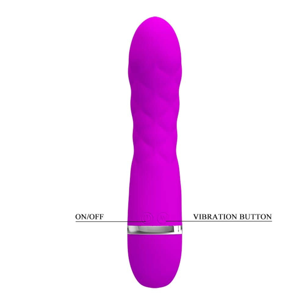 Truda - Vibrator punct G, mov, 18.8 cm - detaliu 5