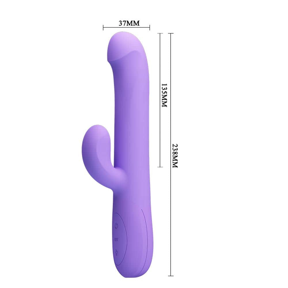Truman - Vibrator iepuraș, mov, 23.8 cm - detaliu 4