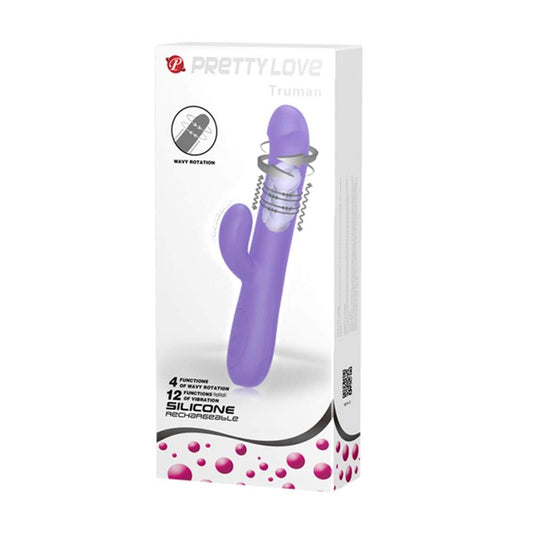 Truman - Vibrator iepuraș, mov, 23.8 cm - detaliu 6