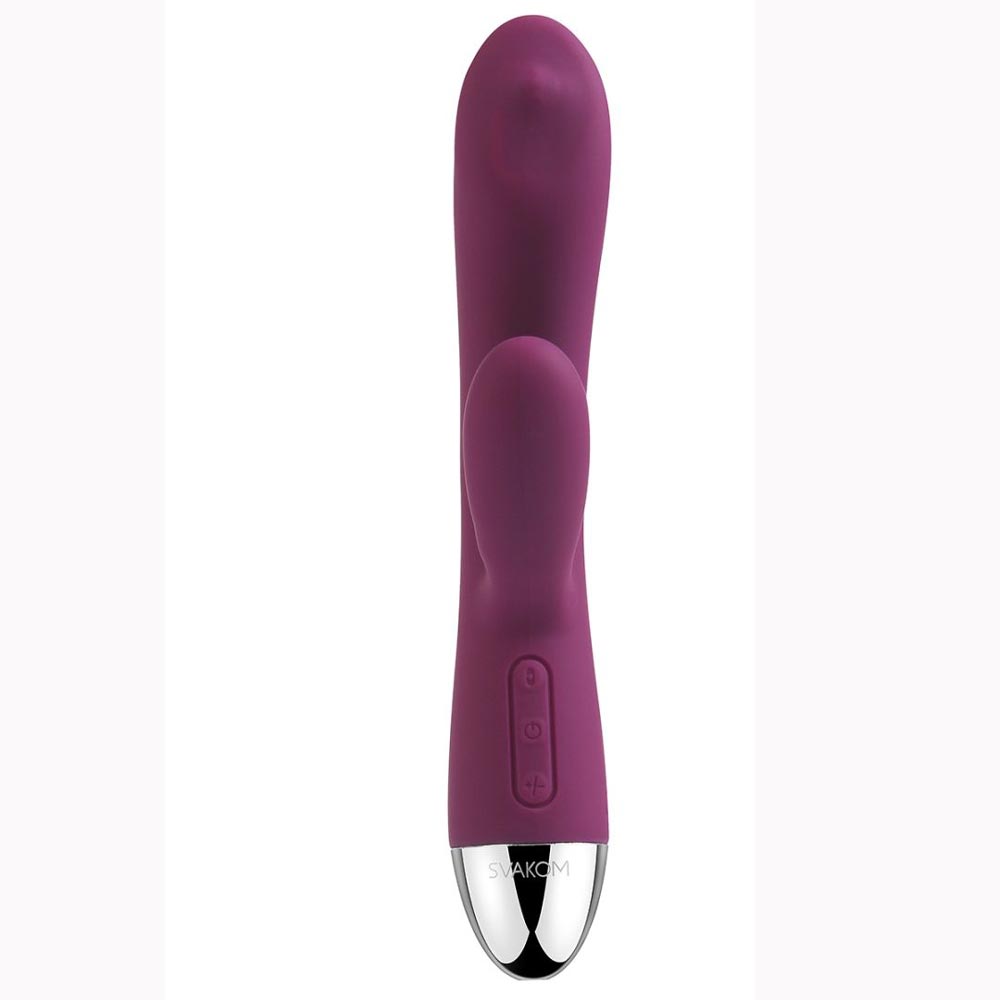 Trysta - Vibrator iepuraș, mov, 19 cm - detaliu 3