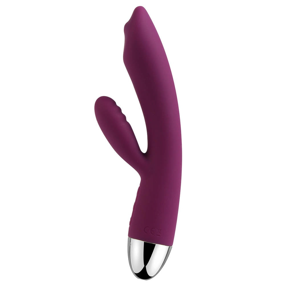 Trysta - Vibrator iepuraș, mov, 19 cm - detaliu 7