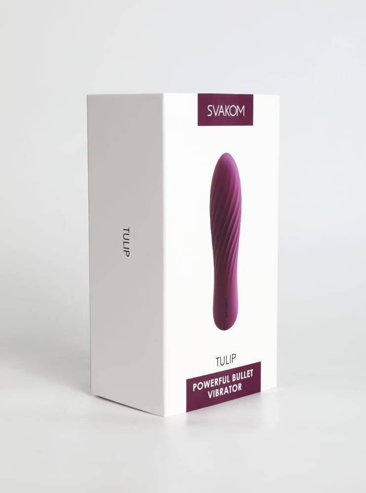 Tulip - Glonț vibrator, mov, 10.6 cm - detaliu 3