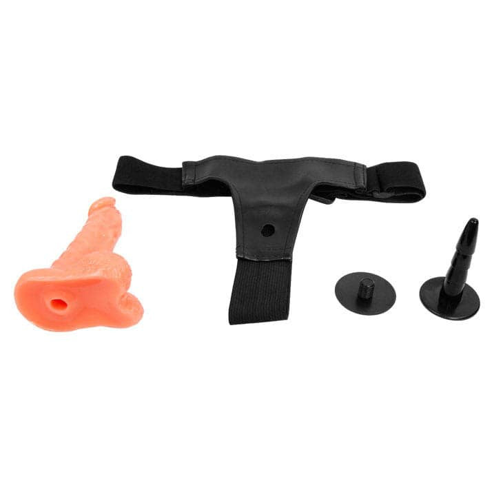 Ultra Passionate Harness 1 - Strap-on realist, 15 cm - detaliu 5