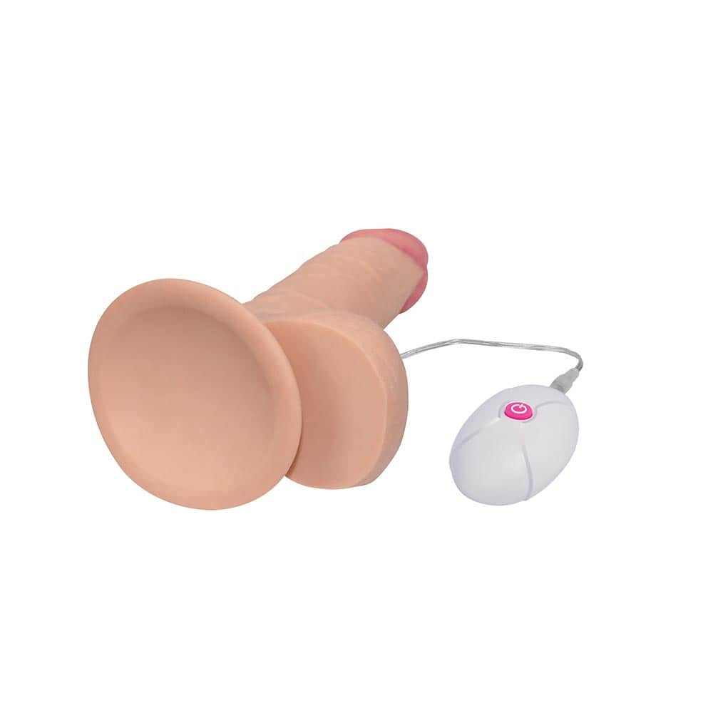 Ultra Soft Dude - Vibrator realist, 18 cm - detaliu 6