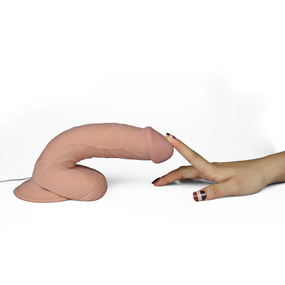Ultra Soft Dude -  Vibrator realist, 21.3 cm - detaliu 5