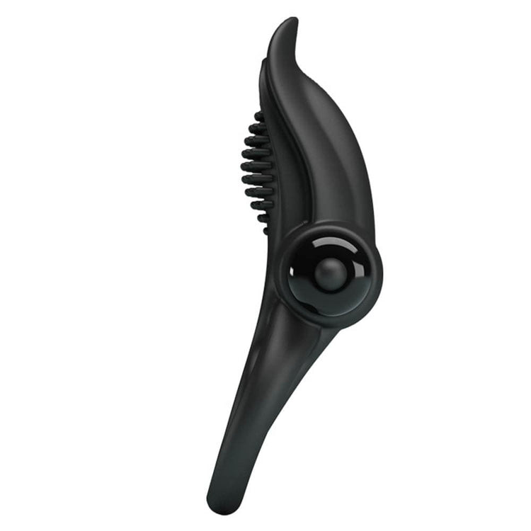 Vibrant Penis - Inel cu vibrații pentru penis, negru, 11.3 cm - detaliu 3