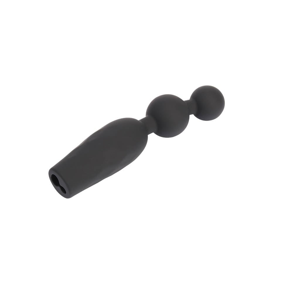 Vibrating Booty Beads - Dop Anal cu 10 Frecvente de Vibratii, 13,6 cm - detaliu 2