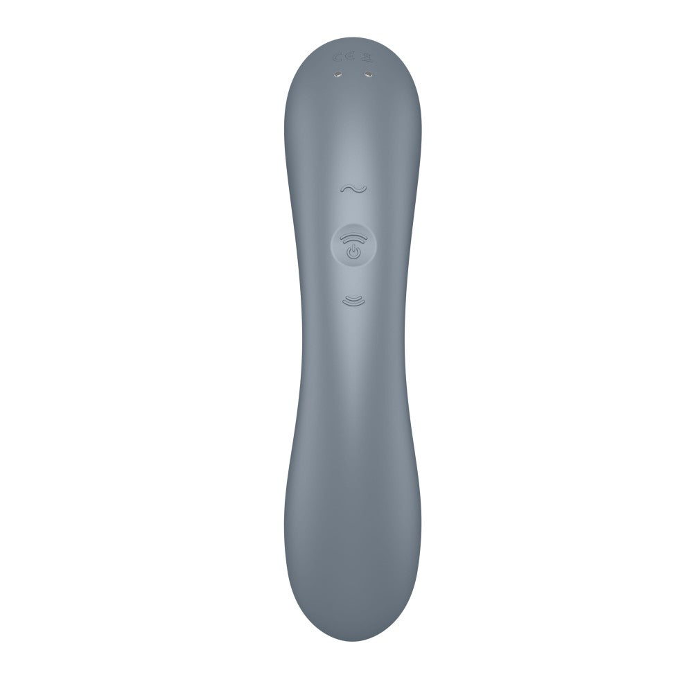 Vibrator 3 in 1 Curvy Trinity 1 bluegrey, - detaliu 9