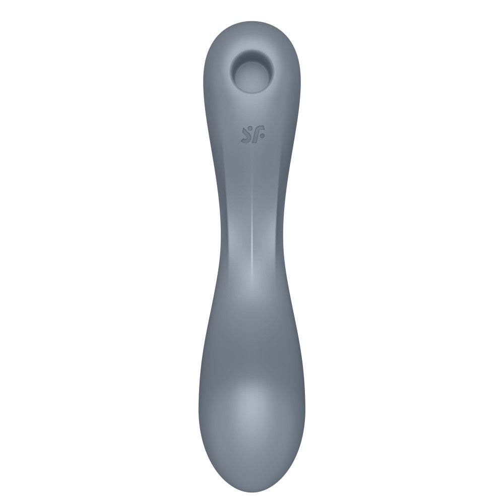 Vibrator 3 in 1 Curvy Trinity 1 bluegrey, - detaliu 3