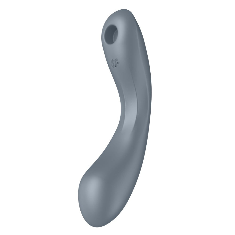 Vibrator 3 in 1 Curvy Trinity 1 bluegrey, - detaliu 4