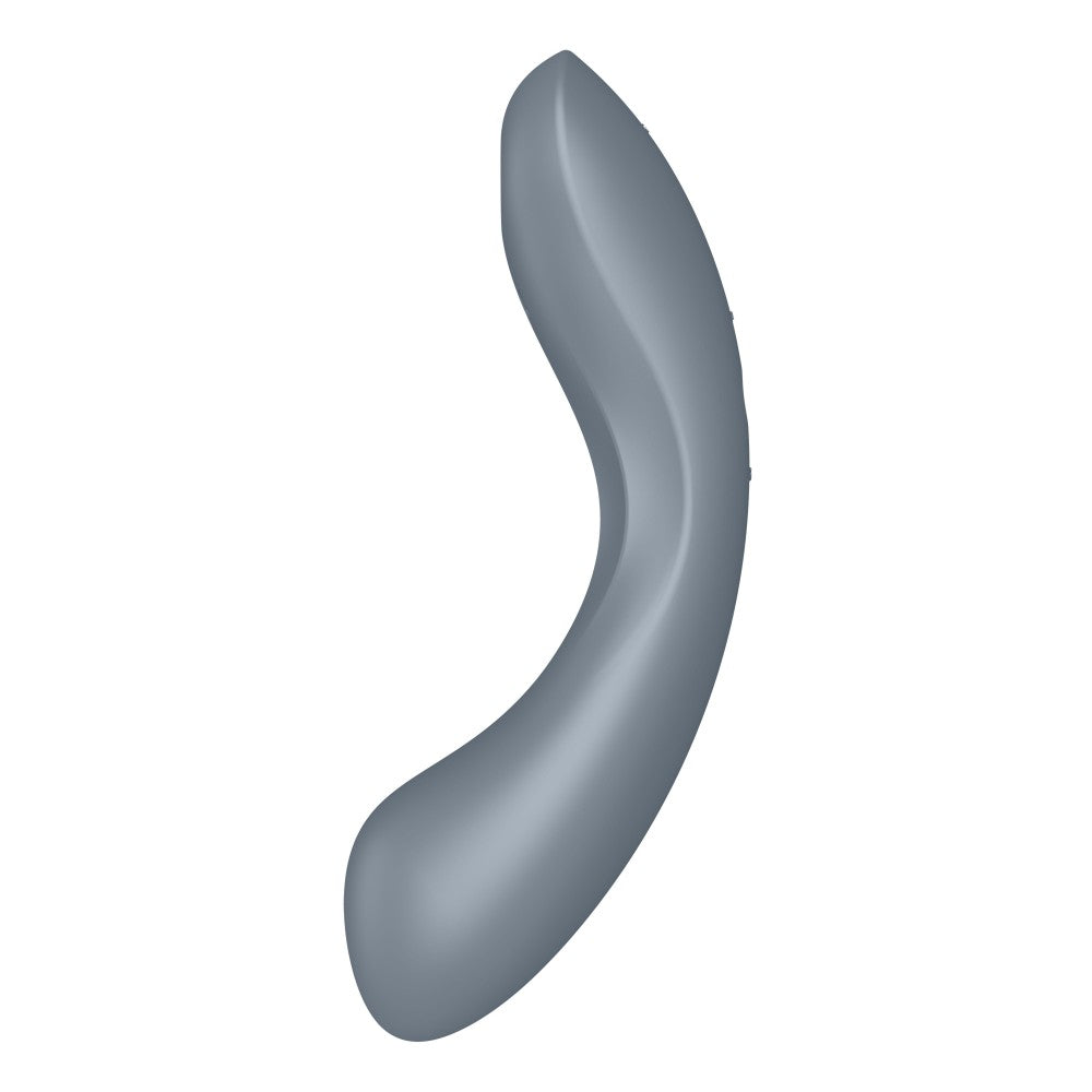 Vibrator 3 in 1 Curvy Trinity 1 bluegrey, - detaliu 5