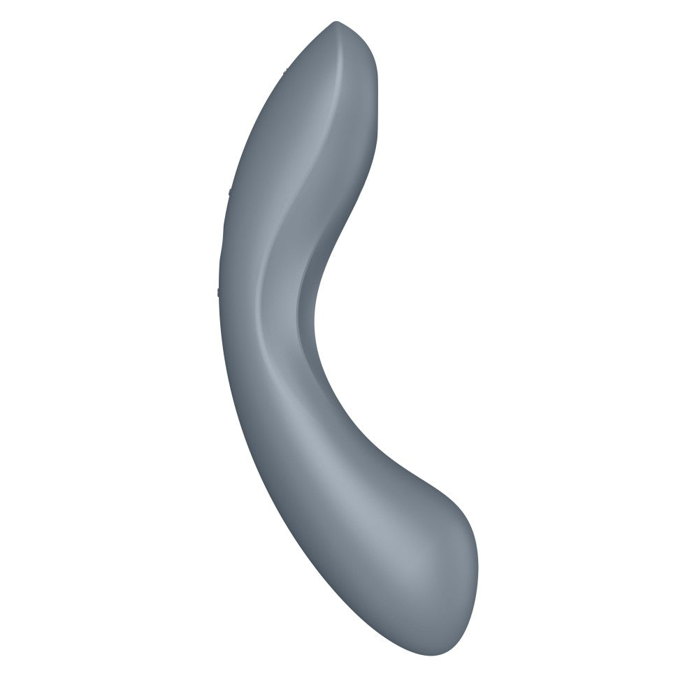 Vibrator 3 in 1 Curvy Trinity 1 bluegrey, - detaliu 8