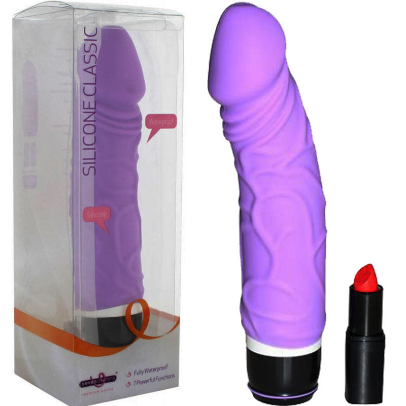 Vibrator Classic Original Violet, 20x4 cm - detaliu 2