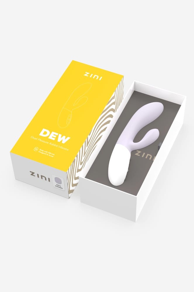 Vibrator cu Dubla Stimulare Zini Dew Rabbit, 20x4 cm - detaliu 9