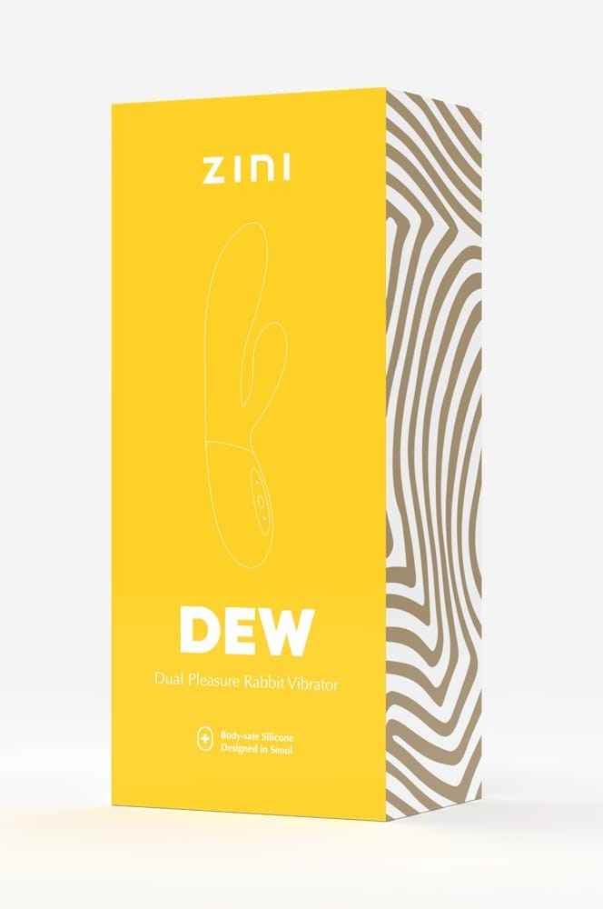 Vibrator cu Dubla Stimulare Zini Dew Rabbit, 20x4 cm - detaliu 1