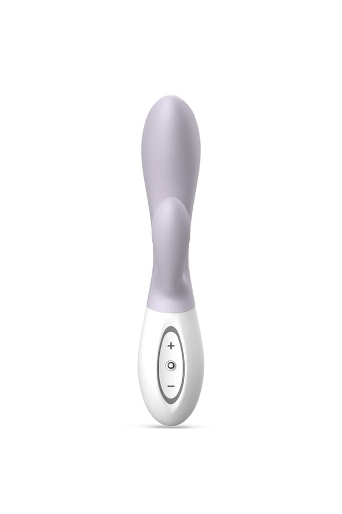 Vibrator cu Dubla Stimulare Zini Dew Rabbit, 20x4 cm - detaliu 3