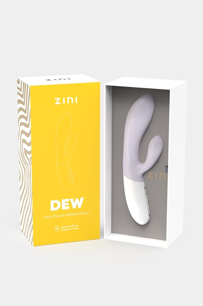Vibrator cu Dubla Stimulare Zini Dew Rabbit, 20x4 cm - detaliu 8