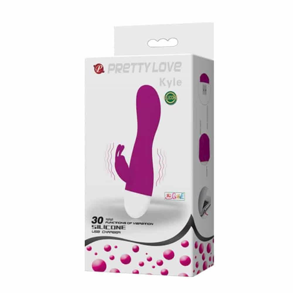 Vibrator Rabbit Pretty Love Kyle 15.1x3.1 cm - detaliu 6