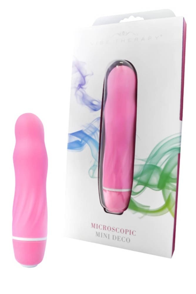 Vibrator Therapy Microscopic Mini Deco Pink, 12.5x2.5 cm