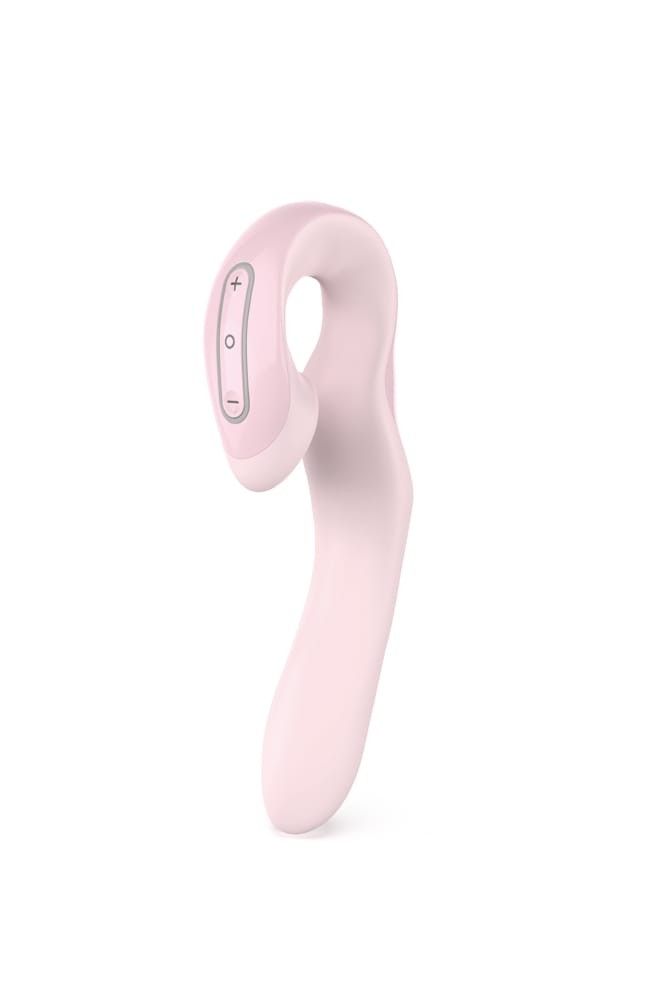 Vibrator Zini Roae SE Three-way Pleasure Roz, 19.5x3.5 cm