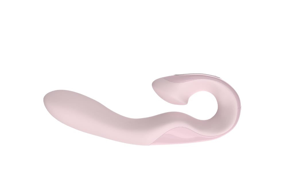 Vibrator Zini Roae SE Three-way Pleasure Roz, 19.5x3.5 cm - detaliu 11