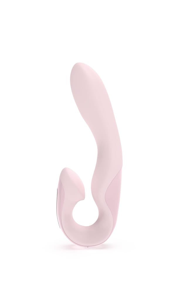 Vibrator Zini Roae SE Three-way Pleasure Roz, 19.5x3.5 cm - detaliu 7
