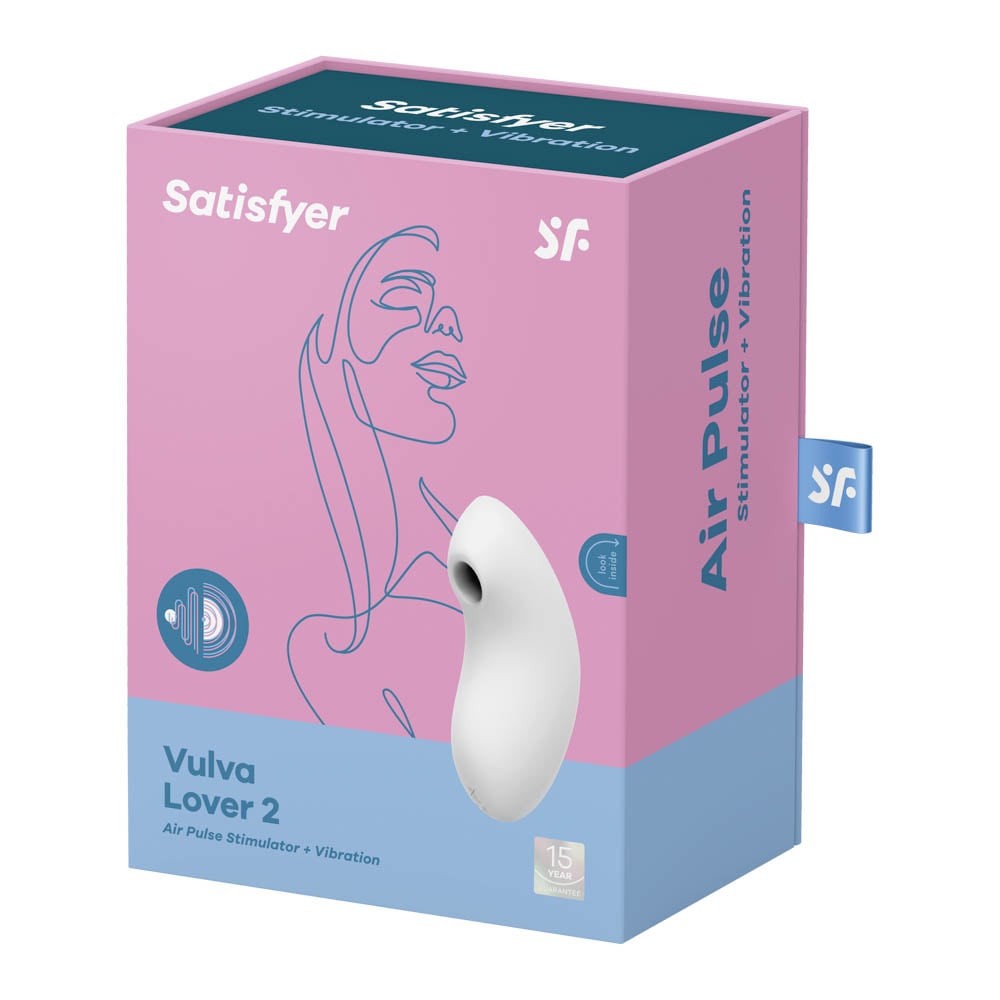 Vulva Lover Duo - Vibrator clitoris, alb - detaliu 9