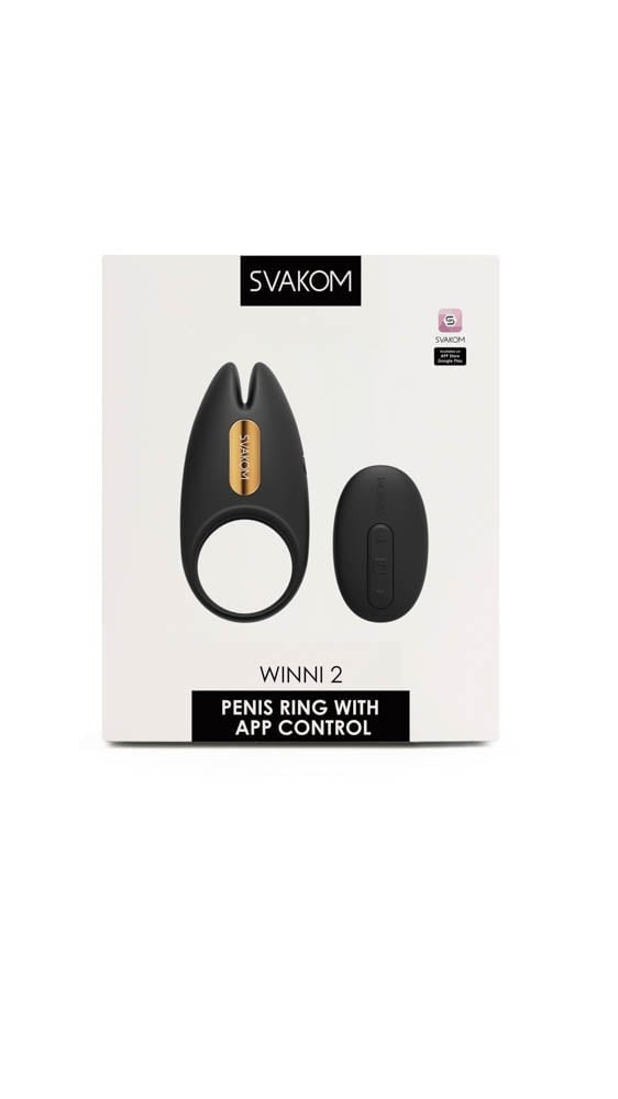Winni - Inel penis cu vibrații, negru - detaliu 8