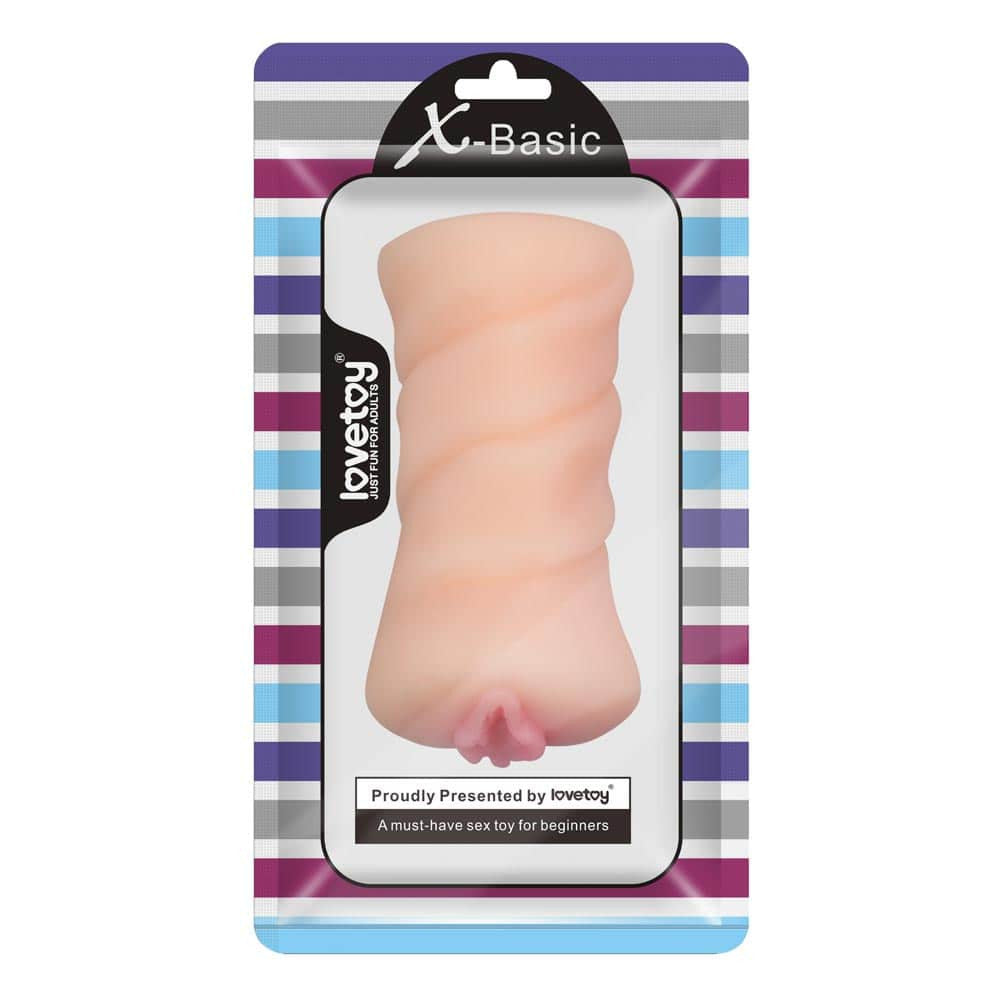 X-Basic Love Toy - Masturbator Vagin din Cyberskin 13 cm - detaliu 1
