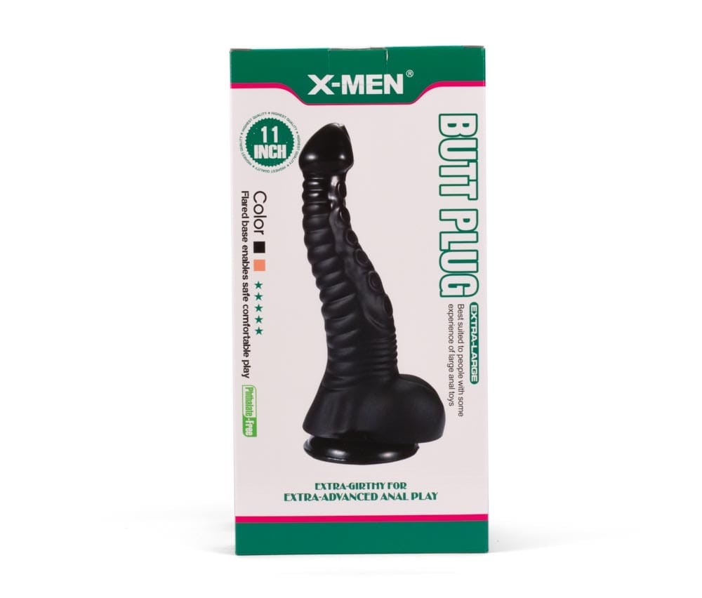 X-MEN 1 - Dop anal, negru, 28 cm - detaliu 7
