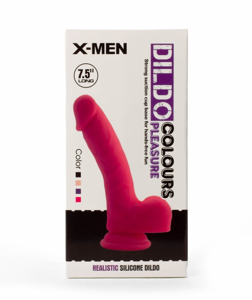 X-MEN 2 - Dildo realist, negru, 19 cm - detaliu 5