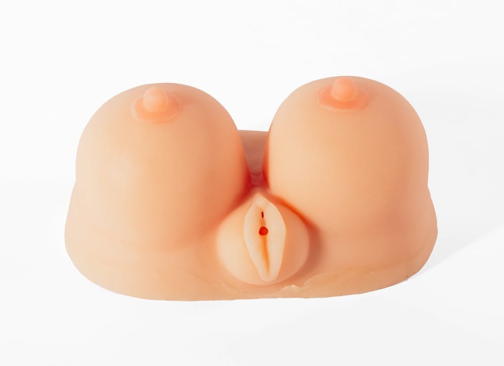 X-Men Beautiful Breast - Masturbator cu Sani si Vagin, 21x12 cm - detaliu 2