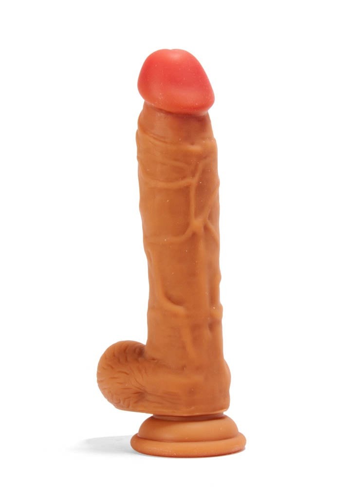 X-MEN Dual Layered - Dildo realist, maro, 21 cm - detaliu 1