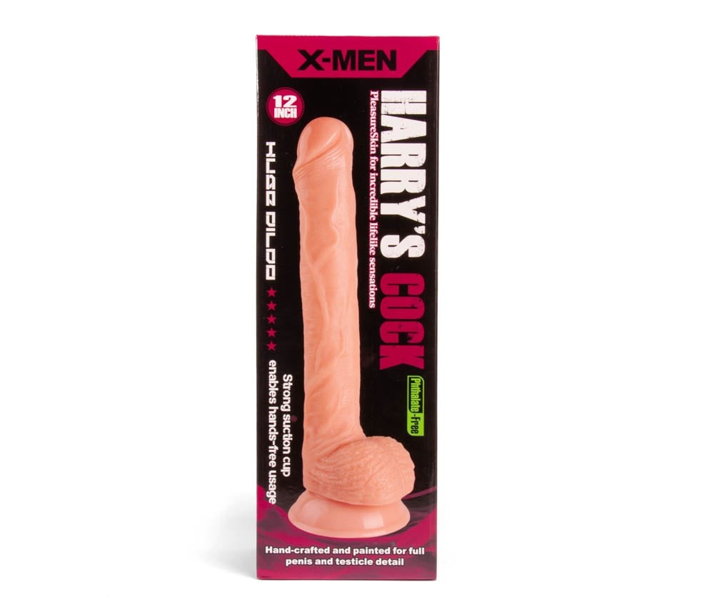 X-MEN Harry’s - Dildo Realistic Gigant cu Ventuza si Testicule, 31 cm - detaliu 5